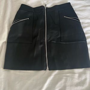 Leather skirt